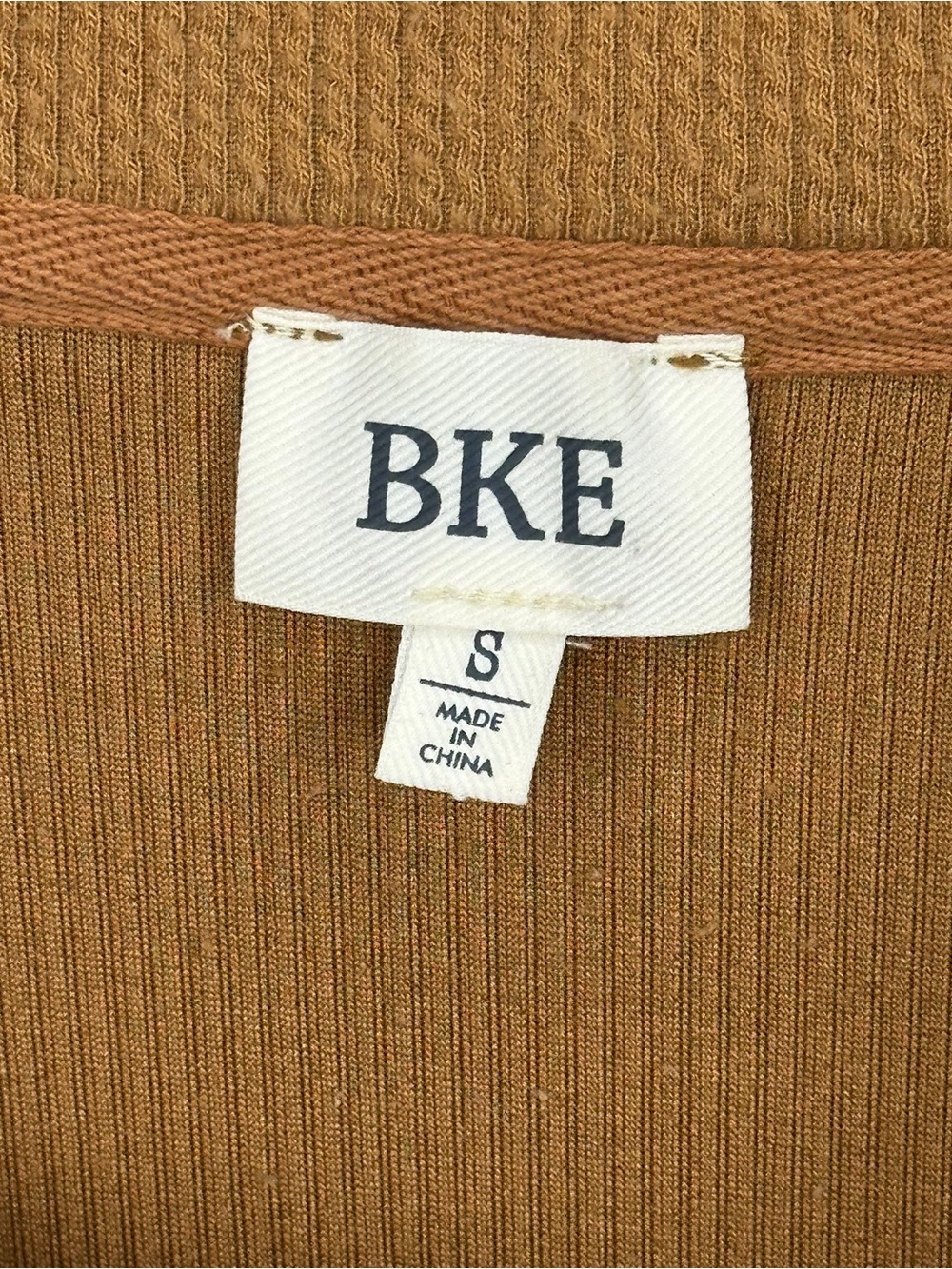 BKE Colorblock Half-Zip Pullover - Brown, Beige, Gray Sweatshirt Sz M - Picture 6 of 11